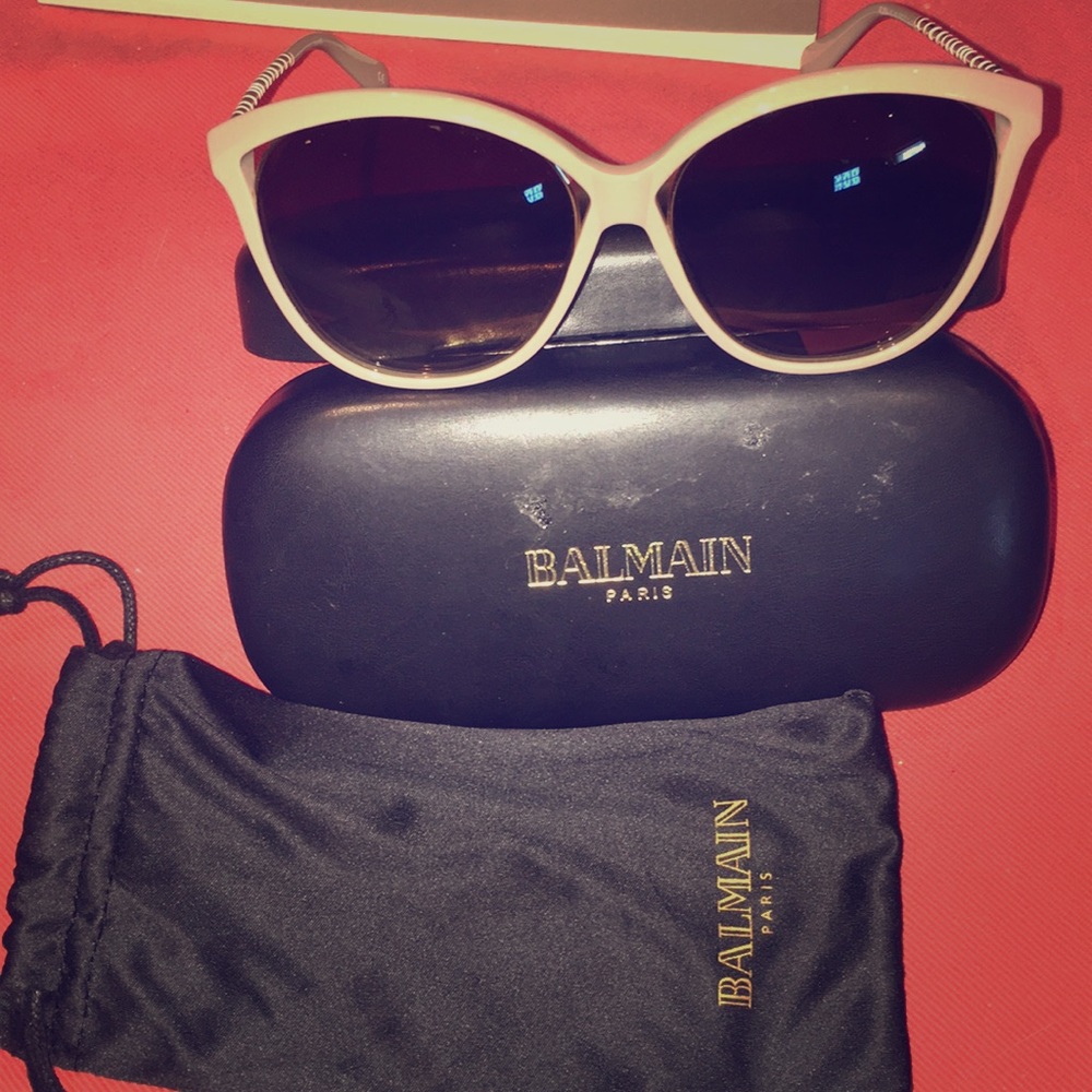 *SOLD Balmain Sunglasses (camel color)